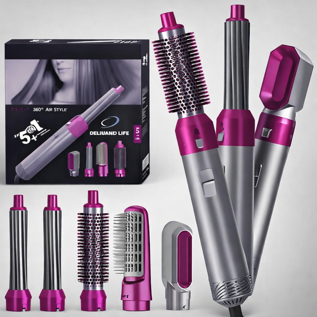 5 In 1 Hot Hair Brush